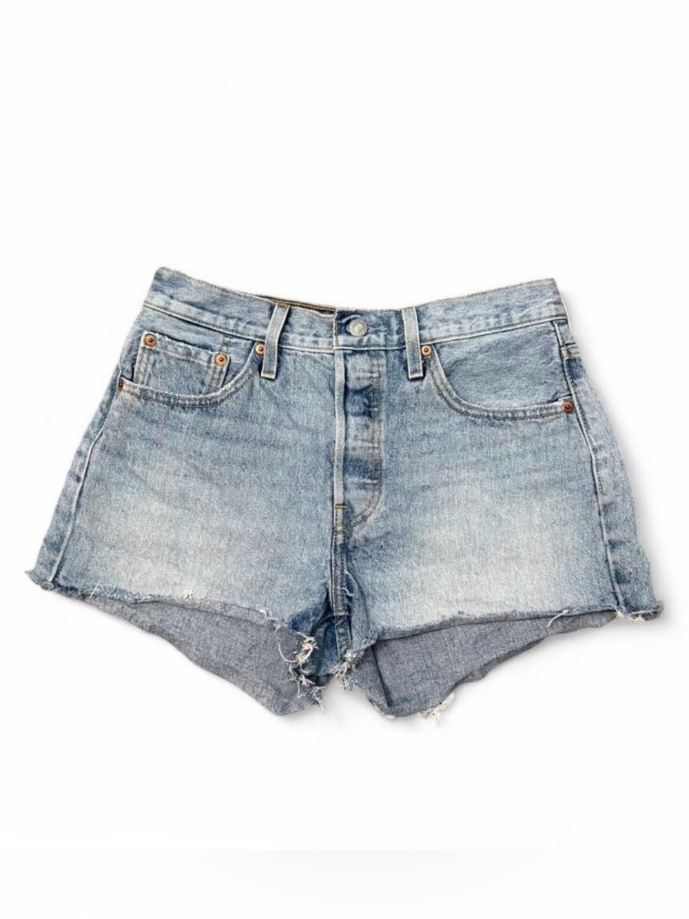 Levi's 501 Light Wash Denim Shorts